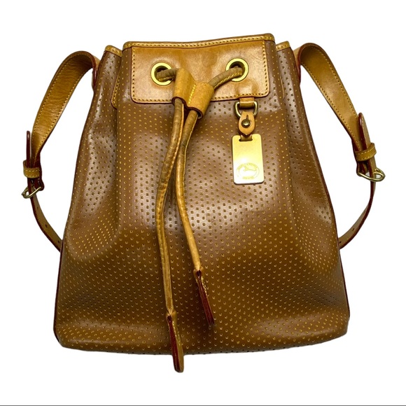 Dooney & Bourke Handbags - Dooney & Bourke bucket bag tie front leather  A9929357